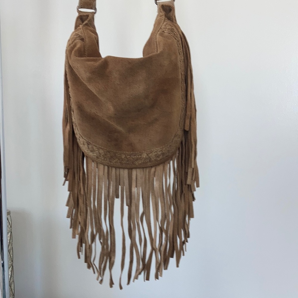 American Eagle Fringe Leather Bag